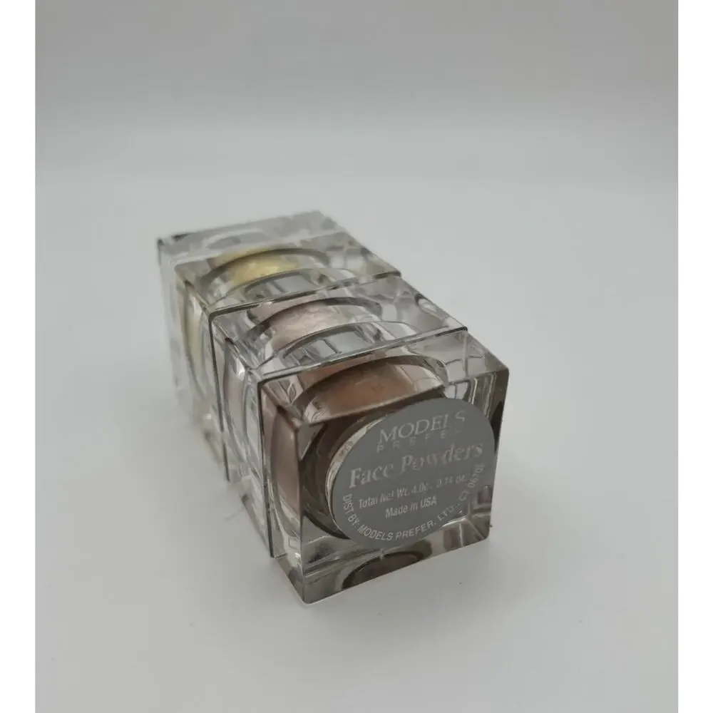 NEW And SEALED Models Prefer Face Powder Stackable Trio Set NEVER USED